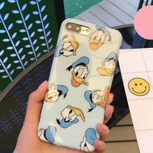 Donald Duck and Daisy phone Cases For iphone 6 6s 6plus 7 7Plus Glossy soft silicon case back cover for iphone 8 8plus