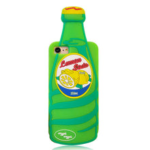 3D Drink Box Carton Beer Can Pack Coffee Lemonade Juicy Water Soft Silicone Case for iPhone 8 5 5S SE 5C 6 6S 7 Plus