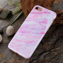 Imd Marble Stone Gel Case For Apple iPhone 7 6s 6 Plus Cases Black White Soft TPU Phone Case Back Cover For iPhone 8 Plus Coque