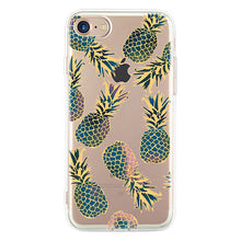 EKONE Silicone Case For iPhone 7 Case iPhone 7 Plus Leaves Flower Flamingo Lips Phone Cover For iPhone7 Plus 8 Plus X 6s 5S Case