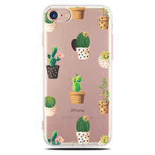 EKONE Silicone Case For iPhone 7 Case iPhone 7 Plus Leaves Flower Flamingo Lips Phone Cover For iPhone7 Plus 8 Plus X 6s 5S Case