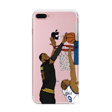 Case For Apple iPhone 7 iPhone 8 Case Cover Basketball Football Player Clear Soft TPU Silicone Phone Cases for iPhone7 iPhone8