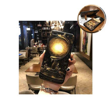 iMUCA 3D Relief Case for iPhone 8 Case Cover for iPhone X Luxury Phone Case Stand Holder Back Cover Capa