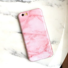 IMD Fantasy Purple Marble Pattern Phone Cases for iPhone 8 8 Plus 7 7 Plus 6 6s 6Plus 6sPlus Soft TPU Back Case Cover