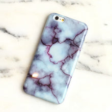 IMD Fantasy Purple Marble Pattern Phone Cases for iPhone 8 8 Plus 7 7 Plus 6 6s 6Plus 6sPlus Soft TPU Back Case Cover
