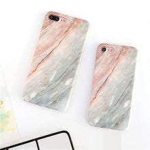 IMD Fantasy Purple Marble Pattern Phone Cases for iPhone 8 8 Plus 7 7 Plus 6 6s 6Plus 6sPlus Soft TPU Back Case Cover