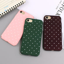 2017 Pink Black Dot Wave point Phone Cases Secret For iPhone 6 6s 7 7plus Girl Coque popular hard back cover For iphone 8 8plus