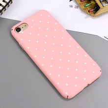 2017 Pink Black Dot Wave point Phone Cases Secret For iPhone 6 6s 7 7plus Girl Coque popular hard back cover For iphone 8 8plus