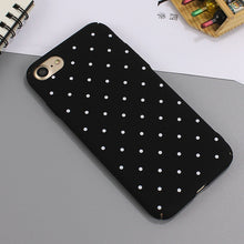 2017 Pink Black Dot Wave point Phone Cases Secret For iPhone 6 6s 7 7plus Girl Coque popular hard back cover For iphone 8 8plus
