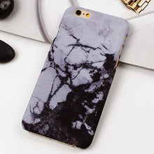 Retro Stone Marble Case for iPhone 6 6s 7 Plus Smooth PC Hard Cover For iPhone 8 7 Plus 5 5s SE Accessories Back Covers Fundas