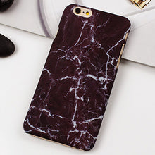 Retro Stone Marble Case for iPhone 6 6s 7 Plus Smooth PC Hard Cover For iPhone 8 7 Plus 5 5s SE Accessories Back Covers Fundas