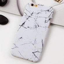 Retro Stone Marble Case for iPhone 6 6s 7 Plus Smooth PC Hard Cover For iPhone 8 7 Plus 5 5s SE Accessories Back Covers Fundas