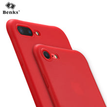 Benks Luxury Matte Case For iPhone 8 Case Silicone Ultra Thin Black For Apple iPhone 8 Plus Cover Slim Soft TPU For iPhone 8 Red