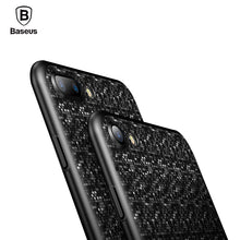 Baseus Fashion Grid Pattern PC Case For iPhone 8 8 Plus Case iPhone 7 7 Plus Cases Luxury Ultra Thin Hard Plastic Phone Cover
