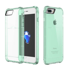 FLOVEME For iPhone 8 7 7 Plus Case Card Slot Transparent Silicon Phone Cases For iPhone 6 6S iPhone 6 6S Plus Card Holder Cover