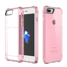 FLOVEME For iPhone 8 7 7 Plus Case Card Slot Transparent Silicon Phone Cases For iPhone 6 6S iPhone 6 6S Plus Card Holder Cover