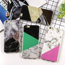 Clespruce Soft Slim Silicon Granite Marble TPU Back Case Cover for iPhone 8 7 Plus 6 6s Plus 5S SE Fundas Soft Phone Shell Case