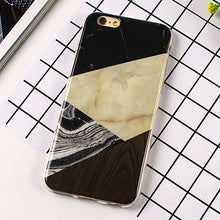 Clespruce Soft Slim Silicon Granite Marble TPU Back Case Cover for iPhone 8 7 Plus 6 6s Plus 5S SE Fundas Soft Phone Shell Case