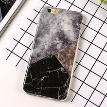 Clespruce Soft Slim Silicon Granite Marble TPU Back Case Cover for iPhone 8 7 Plus 6 6s Plus 5S SE Fundas Soft Phone Shell Case