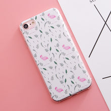 SoCouple TPU Case For iphone 8 Case For iphone 5S 5 SE 6 6s 7 X 6/7/8 plus Silicone Fruit Flower Plant Cactus Pattern Phone Case