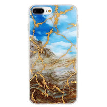 Fashion Marble Case For iPhone 8 8 plus Soft Silicone TPU Case For iPhone 6 6s 7 plus Phone Case IMD Printed Never Fade Cover