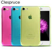 Clespruce Ultra Thin Clear Case for iPhone 8 7 6 6s Plus 5S SE Soft Covers Transparent Silicone Cases for iPhone 6s 7 Plus Cover