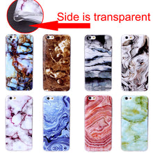 Clespruce Phone Case For iPhone 8 8plus 7 6 6s 6 plus 5 5s SE soft Marble Stone image Painted Cover Mobile Phone Bags Silicone