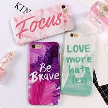 Graffiti Watercolor Smooth Phone Case For iphone 8 7 Plus Silicone Marble TPU Soft Cover For iphone 6 6s Plus Phone Cases Shell