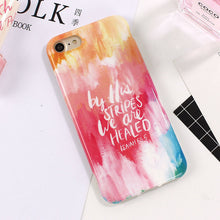 Graffiti Watercolor Smooth Phone Case For iphone 8 7 Plus Silicone Marble TPU Soft Cover For iphone 6 6s Plus Phone Cases Shell