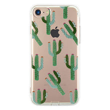 BeeCover For iPhone 8 7 Case Flowers Pineapple Cactus Lips Cherry Flamingo Soft TPU Back Cover For iPhone 7 8 Plus 7Plus Cases