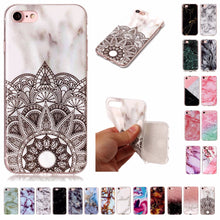 BINUODA For Coque iPhone 8 Case Slim Marble Stone Painted Soft TPU Silicone Mobile Phone Cover Case for Apple iPhone 8 Funda