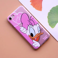 Fundas For Apple iPhone 8 Case Case Cover Cute Donald Daisy Duck Soft Silicone Cases Coque for iPhone 6 6S Plus 7 Plus X Case