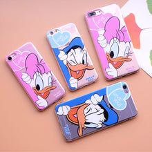 Fundas For Apple iPhone 8 Case Case Cover Cute Donald Daisy Duck Soft Silicone Cases Coque for iPhone 6 6S Plus 7 Plus X Case