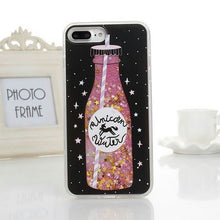 For iPhone 7 Plus Case Cartoon Pattern TPU Phone Case for iPhone 8 Plus Flamingo Animal Cat Quicksand for iPhone 6 6S Plus Case