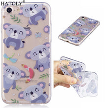 HATOLY For Phone Case Iphone 8 Cover IMD Soft TPU + Transparent Cute Case For Iphone 8 Case For Apple Iphone 8 Fundas