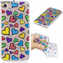 HATOLY For Phone Case Iphone 8 Cover IMD Soft TPU + Transparent Cute Case For Iphone 8 Case For Apple Iphone 8 Fundas