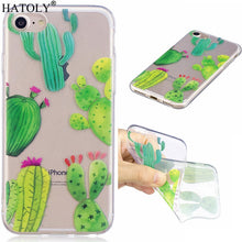 HATOLY For Phone Case Iphone 8 Cover IMD Soft TPU + Transparent Cute Case For Iphone 8 Case For Apple Iphone 8 Fundas