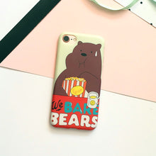 2017 new cartoon WE BARE BEARS soft TPU silicone case for coque iPhone 8 8plus 7 7plus 6 6s plus IMD high quality case cover