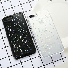 MR.YI Bling Heart Phone Cases For iPhone 8 7 6S Plus Shiny Clear Transparent Soft Silicone Case Cover For iPhone 6S 7 Plus Cover