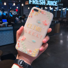 Clear Case For iphone 7 8 Plus Cover Lovely Relief Cartoon Girl Soft Silicon Transparent for iphone 6 6s plus iphone 8 Case Cute