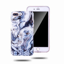 Etician Soft Silicone Marble Stone Case For iPhone 6 6s 7 8 X Plus Marble Painted Cover For iPhone 6 7 8 X plus Phone Accessory