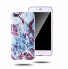 Etician Soft Silicone Marble Stone Case For iPhone 6 6s 7 8 X Plus Marble Painted Cover For iPhone 6 7 8 X plus Phone Accessory