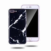 Etician Soft Silicone Marble Stone Case For iPhone 6 6s 7 8 X Plus Marble Painted Cover For iPhone 6 7 8 X plus Phone Accessory