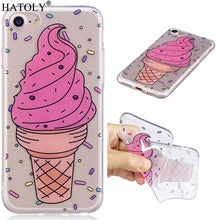 HATOLY For Phone Case Iphone 8 Cover IMD Soft TPU + Transparent Cute Case For Iphone 8 Case For Apple Iphone 8 Fundas