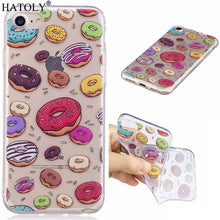 HATOLY For Phone Case Iphone 8 Cover IMD Soft TPU + Transparent Cute Case For Iphone 8 Case For Apple Iphone 8 Fundas