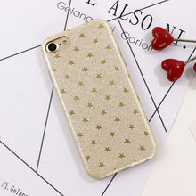 Star Slim PU Leather Case For iphone 8 7 Plus Cases Silk Luxury Phone Cover For iphone 6s 6 7 Plus Covers Fundas Capa Shell