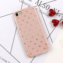 Star Slim PU Leather Case For iphone 8 7 Plus Cases Silk Luxury Phone Cover For iphone 6s 6 7 Plus Covers Fundas Capa Shell