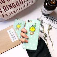 Time Tower Phone Cases For Apple Iphone8 Cover 7 Plus Silicone TPU Soft Back For Iphone 8 Case Clear Luxury Cactus Cup Pattern