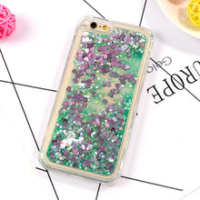 Love Heart Bling Sequin Quicksand Cases For iPhone 8 Plus 7 7 Plus Soft Silicon Cover For iPhone 6 6s 7 Plus Colorful Case Capa