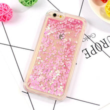 Love Heart Bling Sequin Quicksand Cases For iPhone 8 Plus 7 7 Plus Soft Silicon Cover For iPhone 6 6s 7 Plus Colorful Case Capa